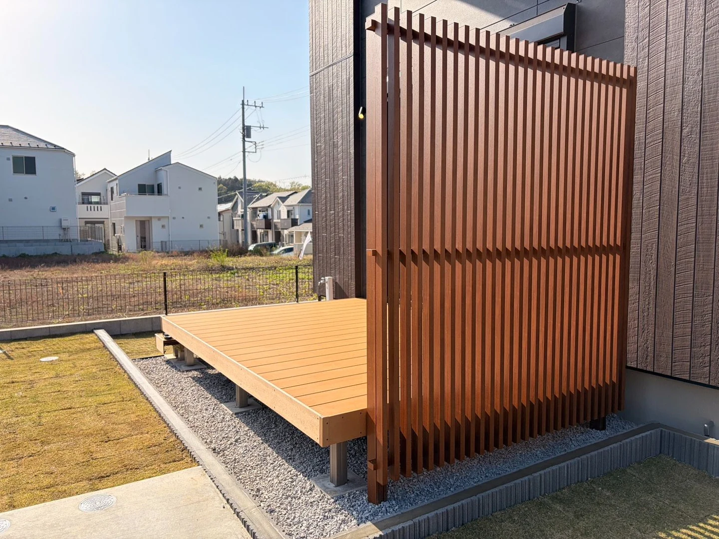 東京都稲城市の新築外構工事 施工写真4
